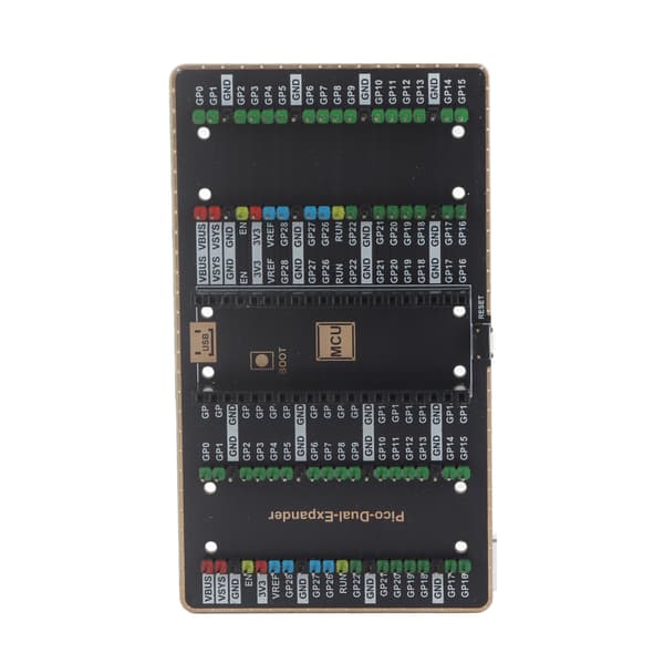 Eksternt utvidelseskort Dobbelt utvider for Raspberry Pi Pico grensesnittutviklingsmodul