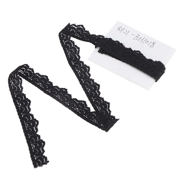 Spetsband Enkelsidig Våg Presentförpackning Dekorativ Kant Sytillbehör 1cm Bred 10 Yards Lång