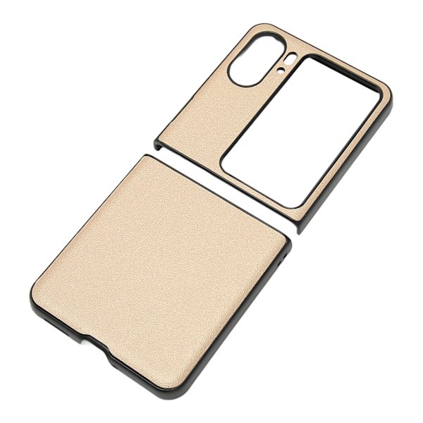 Vikbart phone case Trendigt Bekvämt cover till Oppo Find N2 Flip Gold
