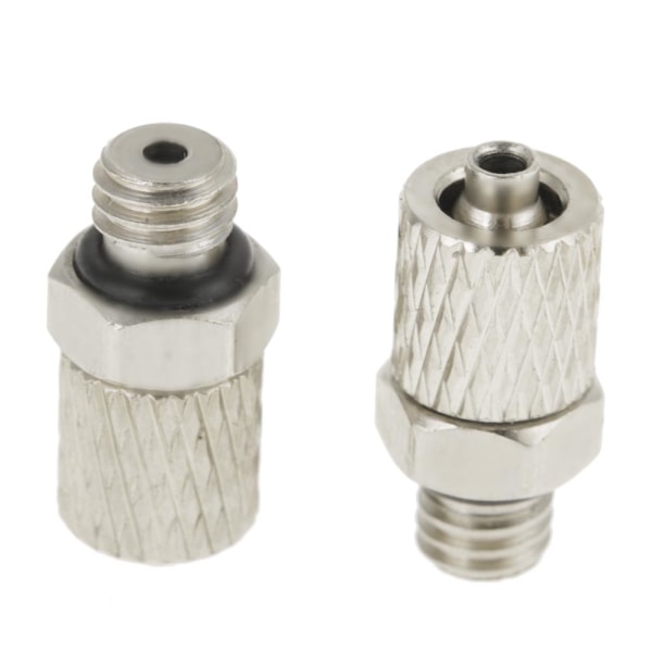 20 stk M5 4mm Mini Pneumatisk Push Air Fitting Rett Hannkontakt Luft Slange Hurtigkobling