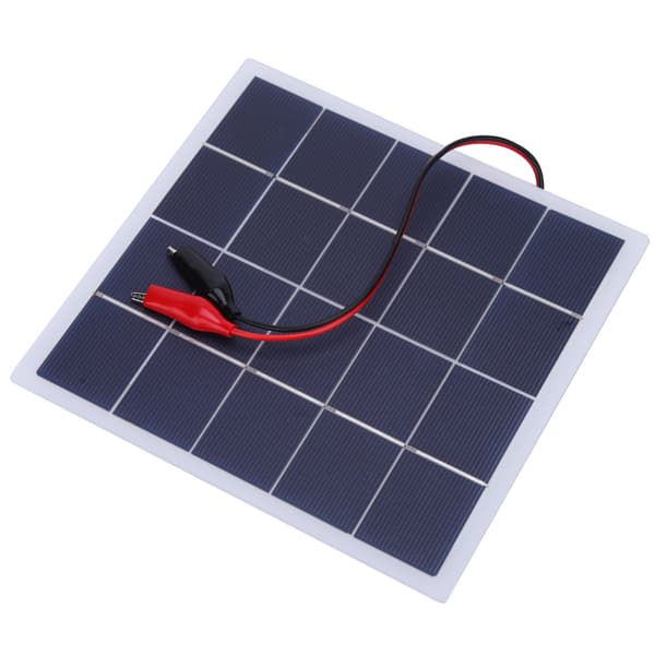 4W 5V Polykrystallinsk Silikon DIY Solcellepanel Lett og Enkel å Bære 172x175x2MM4W