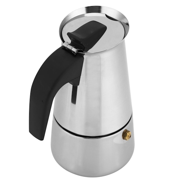 200 ml bærbar kaffemaskine Moka-kande i rustfrit stål til hjemmekøkken