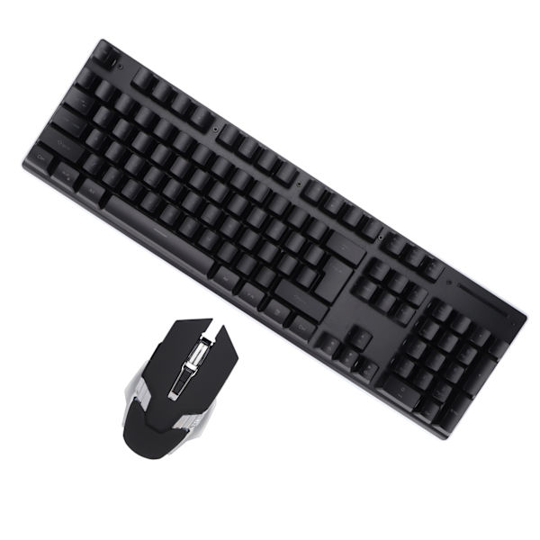 Tastatur Mus 104 Nøkkel Trådløs Lading 2.4G RGB Lysstyrke Datamaskin Rekvisita for Kontor Spill