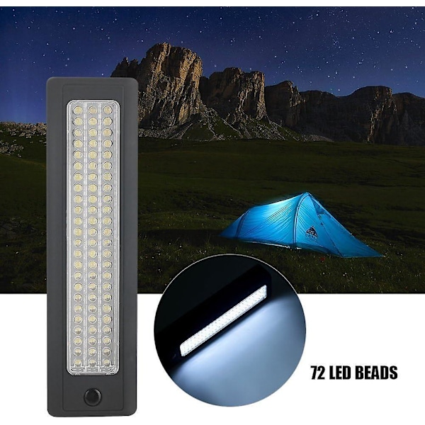 72 LED Työvalaisin Kannettava Magneettinen Kirkas Tarkastusvalo Retkeilyyn Ripustuskoukulla ja Magneetilla Autotalliin Korjaamoon C
