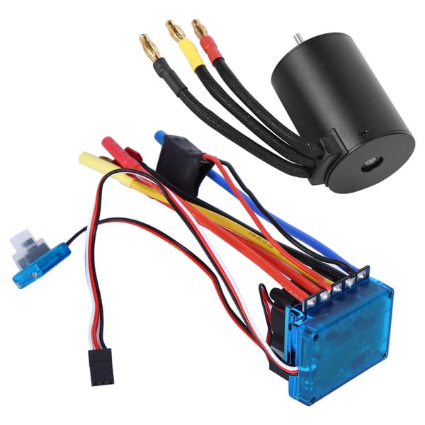 3650 Motor 3100KV Brushless ESC RC Tilbehør Reservedel til 1/10 RC Bilmodel (80A)