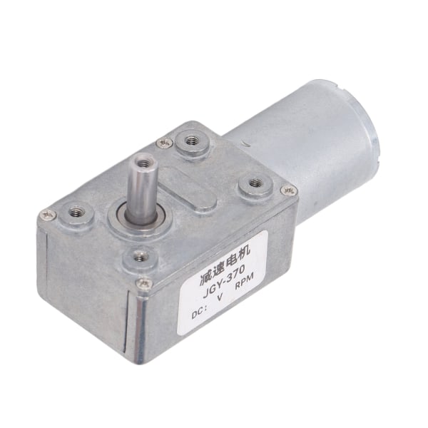 12V DC-vaihdemoottori 12mm Yksiakselinen Itselukittuva Käännettävä Matoruuvi Nopeudenvaihdemoottori 4‑25KG.CM 3RPM