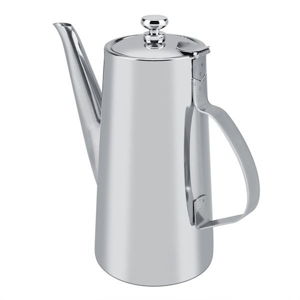 2L tekanna i tjockt rostfritt stål Elegant te kaffe vattenkokare för hemmarestaurang #2
