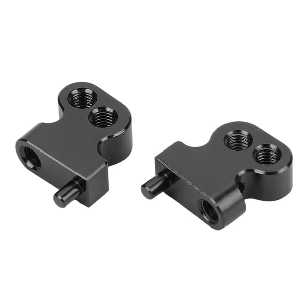 Justerbar frontdemperfeste i aluminiumslegering, passer til RC 1/10 Tamiya CC01 Svart