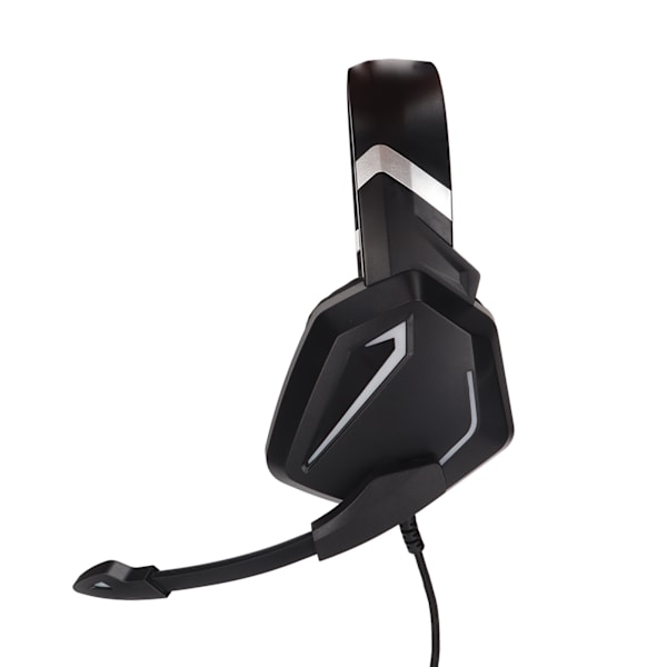Spelhörlurar RGB 3,5 mm USB Stereo Gaming Over Ear Headset med volymkontroll för PC för Xbox One för PS4