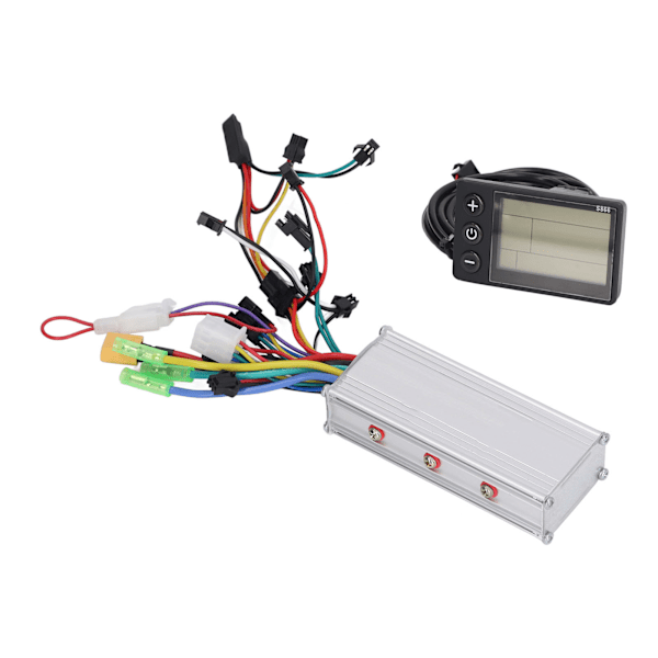 Motor Brushless Controller med S866 LCD Display Panel Kit til Elcykel Scooter 36V 48V 500W 28A