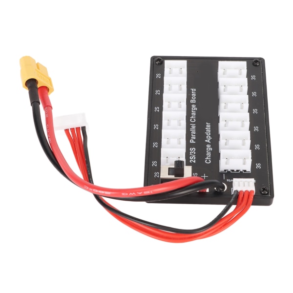 7,4V LiPo Parallell Laddning Board 3Pin 4mm Banan Plug 2S 3S Lithium Batteri Laddningsplatta för Imax B6