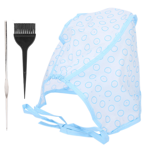 Hair Highlights Cap Set Återanvändbar Highlight Cap med hårfärgningsborstar kroknål