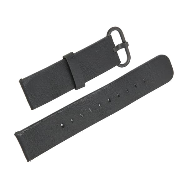 Smartwatch Rem til håndled i læder - Anti-tabt udskiftningsrem 20mm bredde til Amazfit GTS 3 2 Bip S UBlack