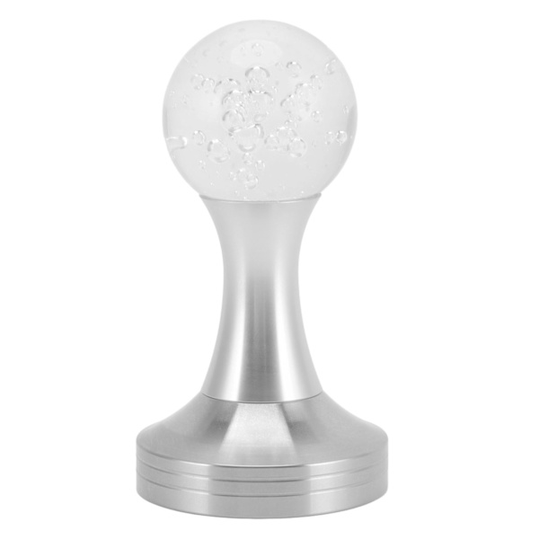 Kristallkula Kaffe Pulver Tamper Rostfritt Stål Bas Kaffe Press Hammer för Kök Café Silver Pelare 53mm / 2.1in