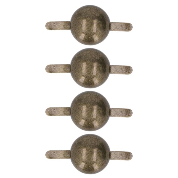 200 stk. dekorative metalnitter trim elektroplettering behandling burr fri slidstærk DIY fremstilling søm hardware til tasker SP15 004