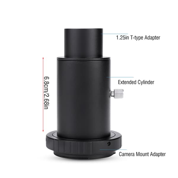 Canon Teleskop Adapter Ring M42 Gevind T-Mount 1,25-tommer Forlængerrør