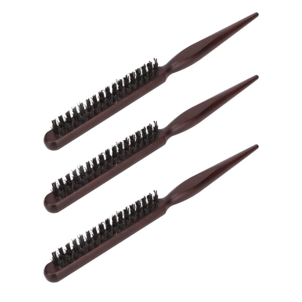 3 STK Nylon Børste Teasing Børste Tilspidset Hale Hår Skillekam Styling Hårbørste til Krøllet Hår Styling