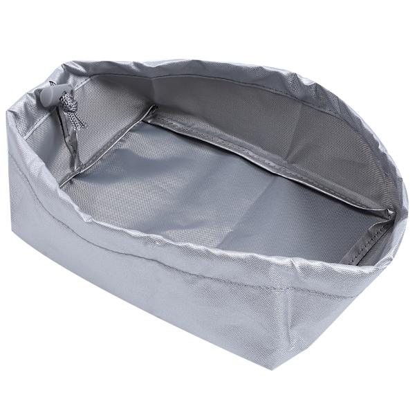 20x15x8cm 420D Oxford-kangaskeittimen pölysuoja, paistokoneen ulompi suojus kotikäyttöön, hopea