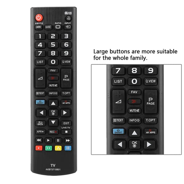 Multifunksjonell Smart LED Trådløs LCD TV Fjernkontroll for LG AKB73715601