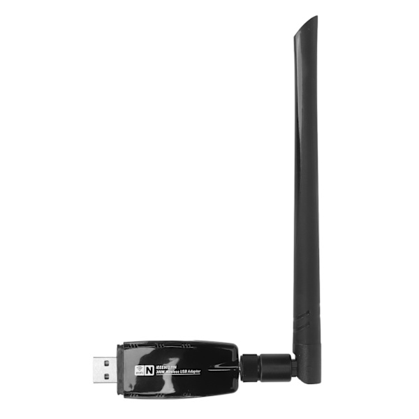 Langaton verkkokortti 300Mbps Huippunopeus Pieni Koko Kannettava WiFi-sovitinkortti Antennilla