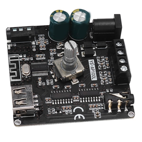 Stereo Bluetooth Digital Power Amplifier Modul Dubbla Kanaler APP Kontroll Ljud Power Amplifier Board för Hem