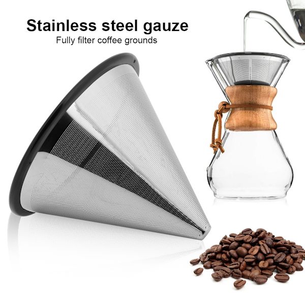 YJ‑99A3 Kaffefilter i rustfrit stål Te Kaffedrypper Kaffesi