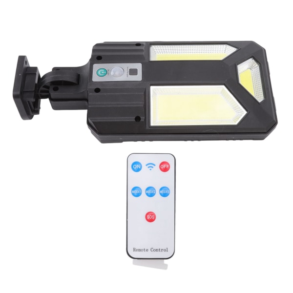 Solar Vägglampa IP65 Vattentät 3000LM 2400MAH Batteri Rörelsesensor Utomhuslampa för Pathway Garden