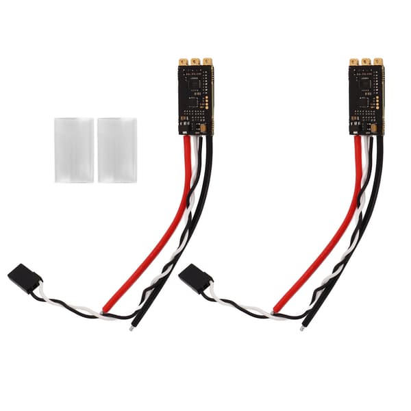 45A Børsteløs ESC Hastighetsregulator RC Drone ESC med LED-lys for FPV Crossing Drone Fireaks Drone 2 stk