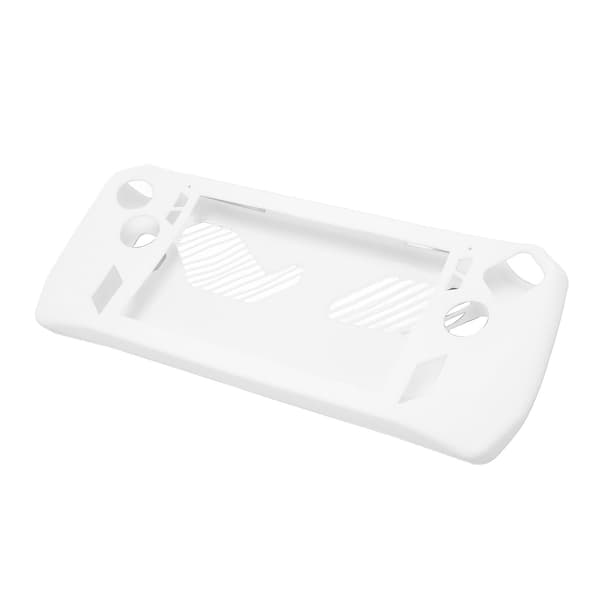 Spelkonsol Skyddsfodral Silikon Mjukt Skyddsfodral för Asus Rog Ally med Rocker Cap Vit