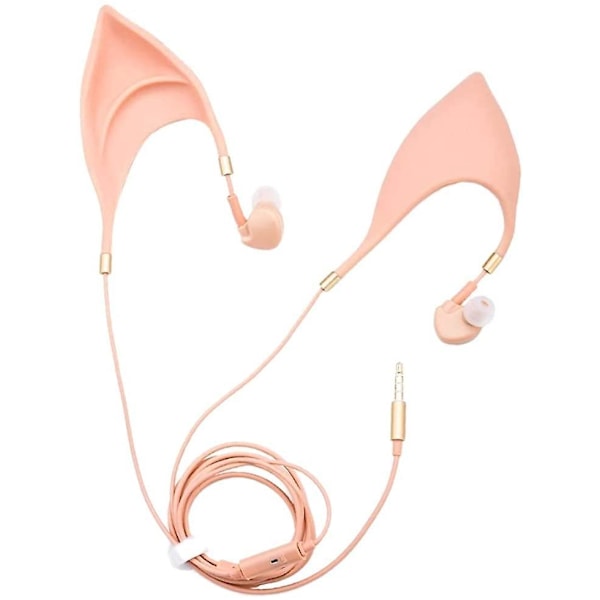 In-Ear Hörlurar, Älv-hörlurar Over Ear - Ljudisolerande Handsfree Headset med Mikrofon för iPhone/iPad Android/Dator