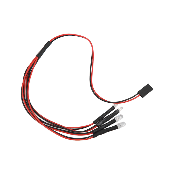 4 LED RC-bil LED-ljus RC-bil Uppgraderingsdelar för AXIAL SCX24 1/24 Fjärrstyrd bil