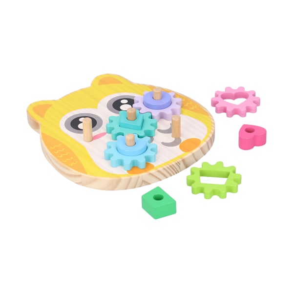 Barnas girbyggeklosser Matchende spill Kid Wooden Blocks Shape Sorting pedagogisk leketøy#2