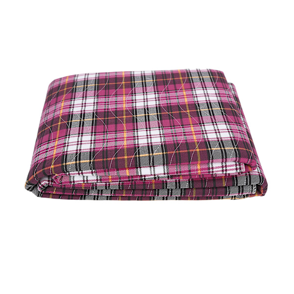 Inkontinenssengepute Lilla rutete vaskbar Gjenbrukbar Heavy Absorbency Sykehussengepute for hjemmesykehus innendørs 35,43x47,24in