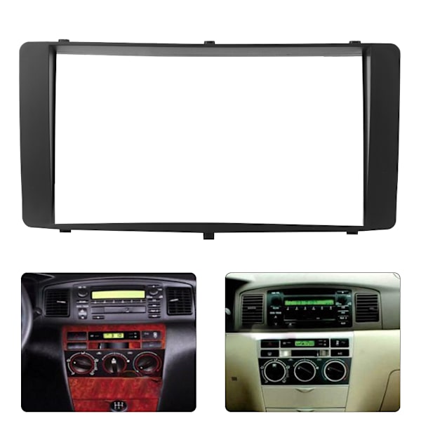 Bilradio Fascia Dash Panel 2 Din Ramme Trim Kit Passer til BYD F3 2005-2019