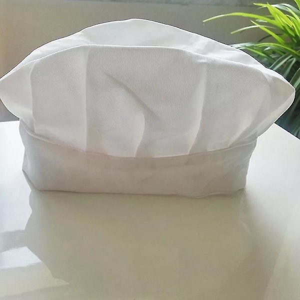 Justerbar kockmössa för vuxna Elastisk bagare Kök Matlagning Hatt