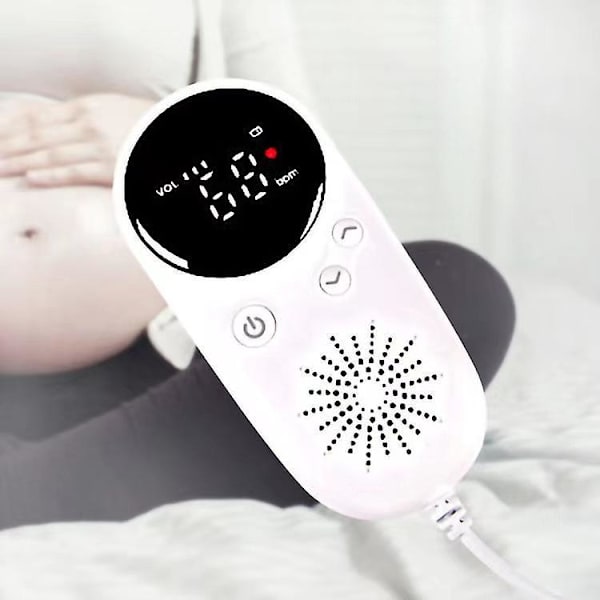 Kannettava sikiön Doppler Wave-tekniikalla vauvan sydämen sykkeen seurantaan kotona