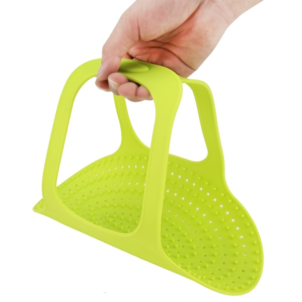 Matklassad silikon värmebeständig kalkonlyftare Non Stick matlagningsmatta för fjäderfä (grön)