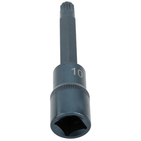 Socket Bit 12-siders S2 legert stål pneumatisk elektrisk hurtignøkkel verktøy rustsikker 100x10