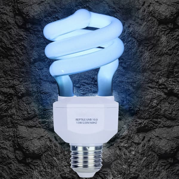 13W 220V Reptil UVB Energisparende Lamper Skilpadde Slange Øgle Lyspære