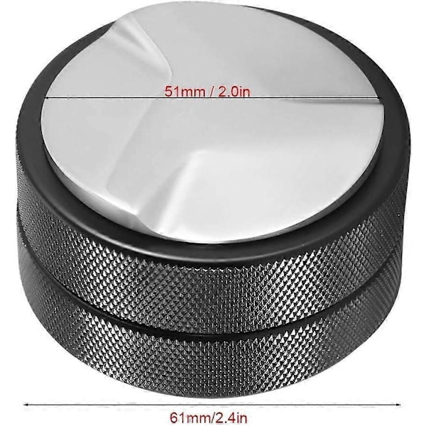 2025 Ny Kaffe Tamper - 51mm Rustfrit Stål Espresso Tamper Kaffebønne Presse Værktøj Espresso Distributør