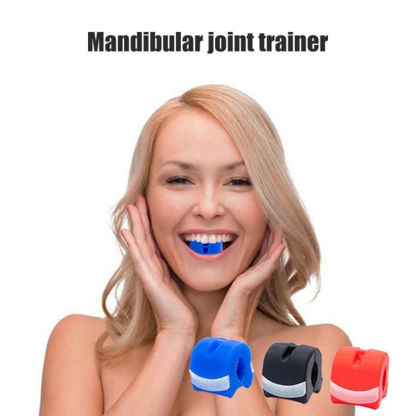 Jaw Exerciser Silikon Ansiktstränare Hakan Exerciser Chin Line Trainer Chin Exercise Device för kvinnor män
