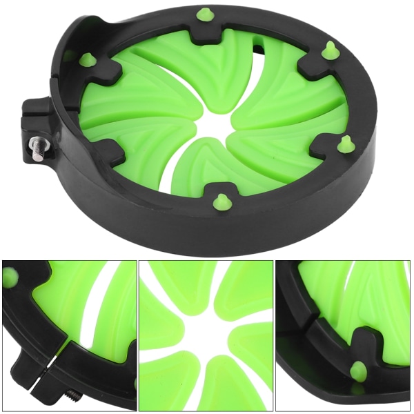 Utendørs PP Plast Grønn Svart Kronblader Trekantet Universell Paintball Speed Feed Gate Lokk Hoppere Deksel
