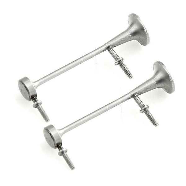 2 stk. metallhøyttalerfløytehornmodell for 1/14 RC TAMIYA King Hauler Silver14