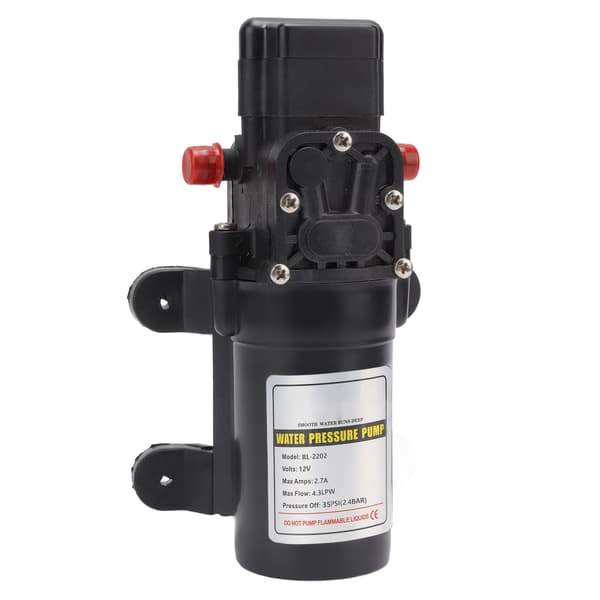 Vattentrycksmembranpump självsugande membranpump högtrycksvattenpump för utomhusbruk RL 2202 12V