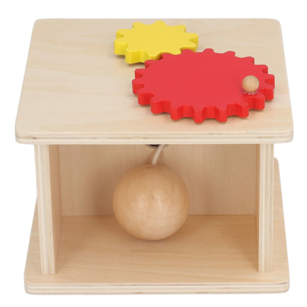 Montessori Winder Montessori Børnehave Baby Tidlig Uddannelse Undervisningshjælpemidler Opviklingsmaskine Børns Læringslegetøj Winder med Bold