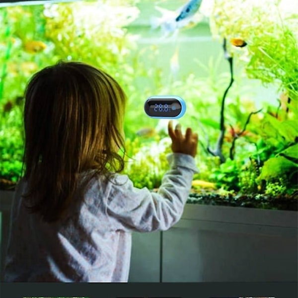Digital Akvarietermometer med Touchscreen, Område 32-211, Præcis og Energibesparende til Fisketanke