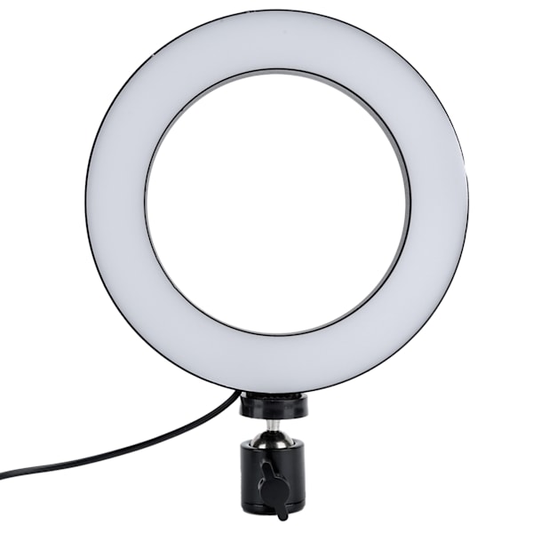16 cm:n UN-160 3-värinen LED-rengasvalo, säädettävä täyttölamppu kauneusvalokuvaukseen ja live-lähetykseen