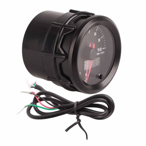 52 mm / 2 tommer 7 farver LED speedometer omdrejningstæller bilmodifikationsmåler