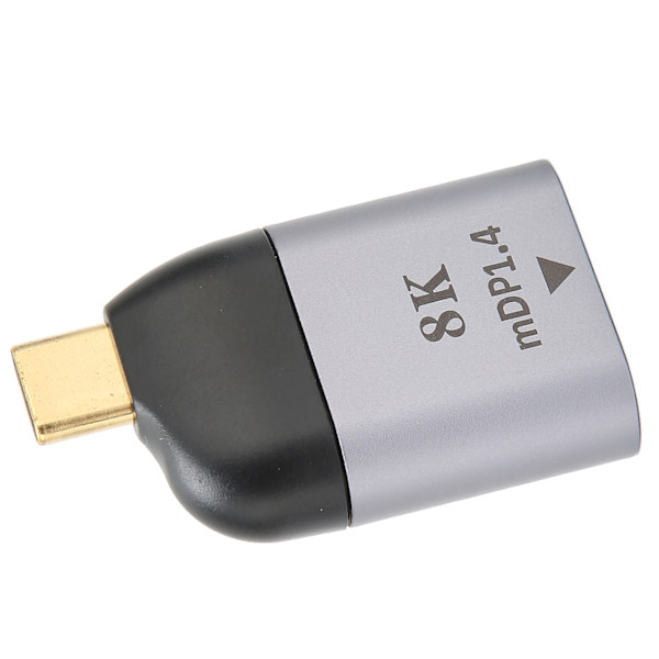 USB C til MiniDP-adapter 8K ved 60Hz USB Type C til MiniDP han til hun-konverter understøtter Windows til Android