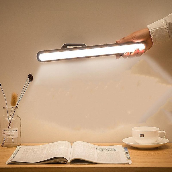 Trådløs dimbar LED-skrivebordslampe for lesing og studering